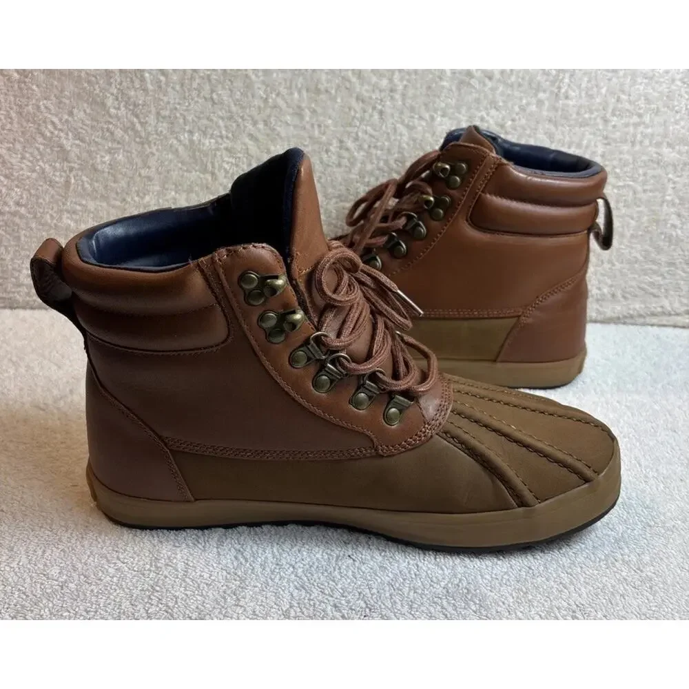 Mens Polo Reginald Lace Up Duck Toe Casual Fashion Boots 8.5